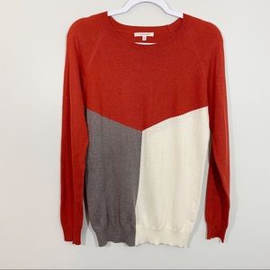 41 Hawthorn Color Block Sweater Wool Blend Medium
